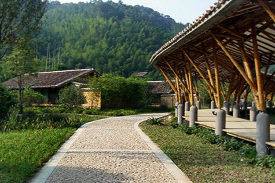 Longmen Crosswaters Ecolodge & Spa מראה חיצוני תמונה